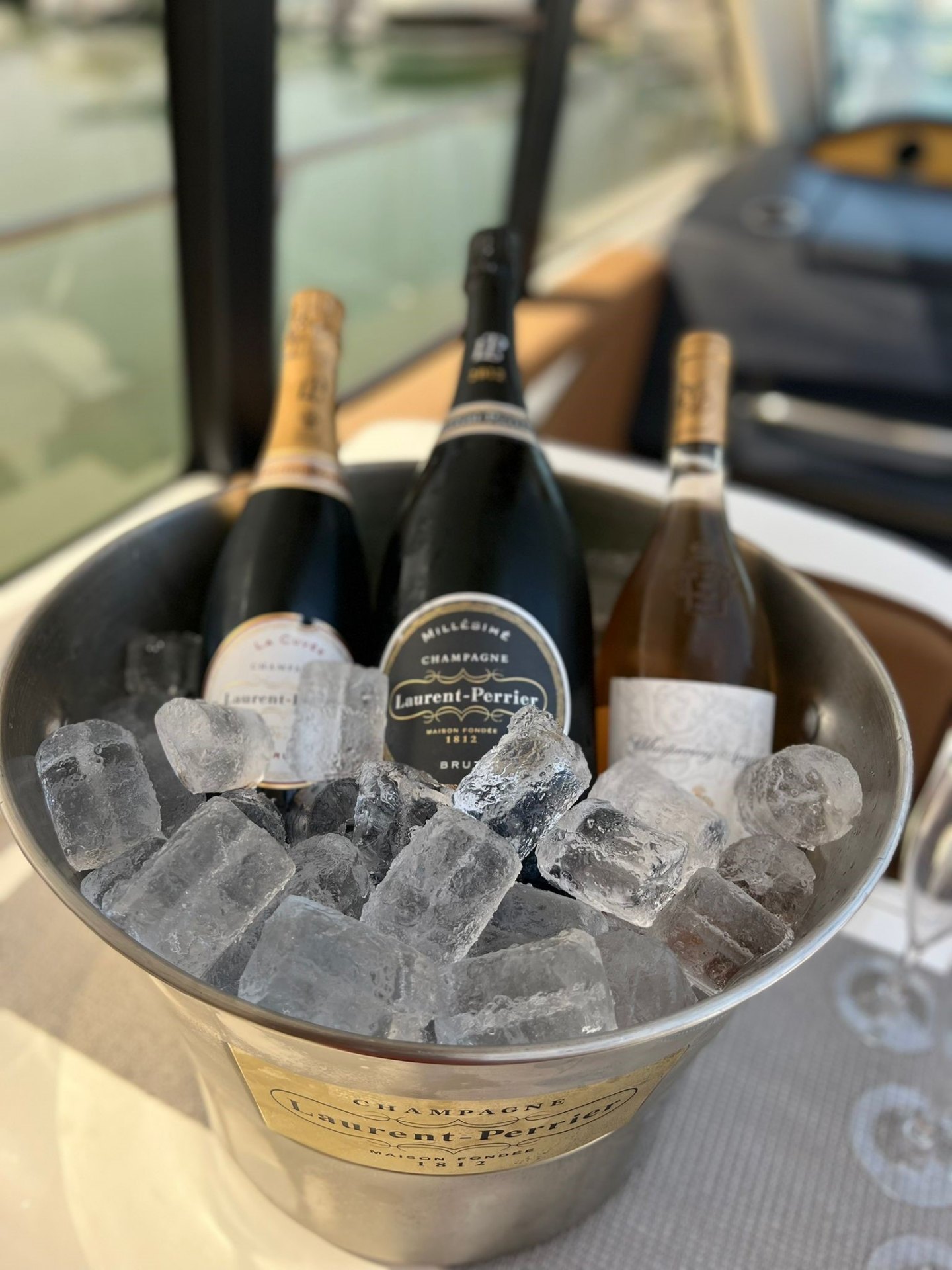 Drinks aboard Atlantic Quest
